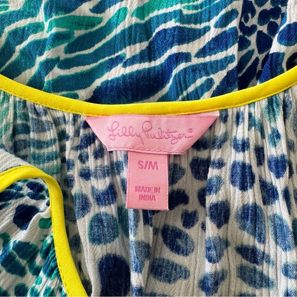 Lilly Pulitzer Kendra Maxi Dress in Brilliant Blue Blue Tang Gang S/M - Picture 5 of 9